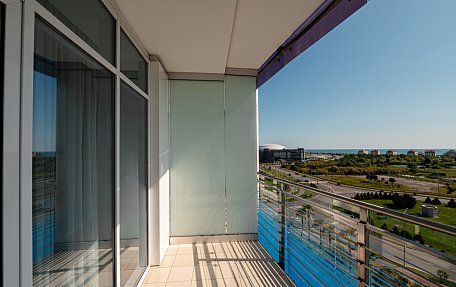 Стандарт с большой кроватью с видом на море