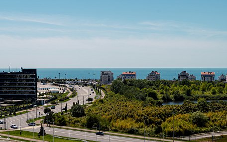 Стандарт с большой кроватью с видом на море