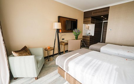 Стандарт с видом на море (2 отдельные кровати)