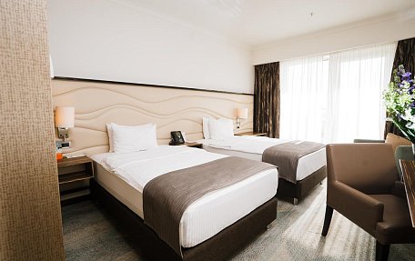 Стандарт с видом на море (2 отдельные кровати)